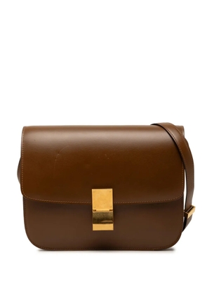 Celine Pre-Owned 2019 Medium Calfskin Classic Box crossbody bag - Brown