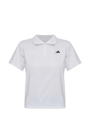 adidas logo-print polo shirt - White