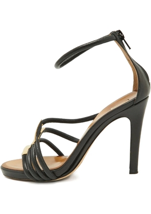 Chloé Pre-Owned 105mm leather heeled pumps - Black