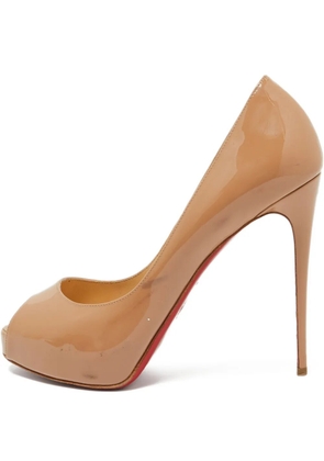 Christian Louboutin Pre-Owned 125mm New Very Prive pumps - Neutrals