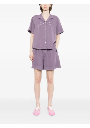 SPORT b. by agnès b. dyed Bermuda shorts - Purple