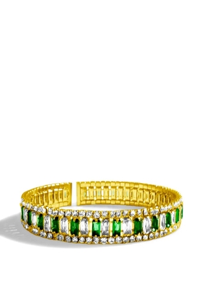 HZMER JEWELLERY Lumière Royale crystal-embellished bracelet - Green