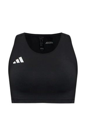 adidas Adizero logo-print top - Black