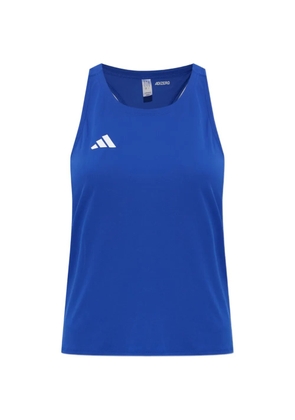 adidas Adizero logo-print tank top - Blue