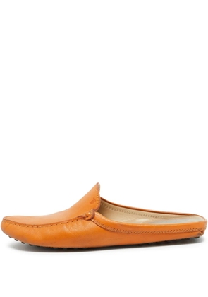 Tod's Vintage leather loafers - Orange