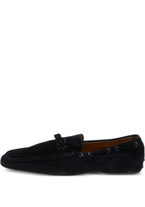 Tod's Vintage suede loafers - Black