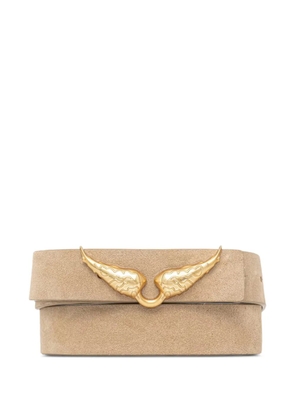 Zadig&Voltaire wings-buckle belt - Neutrals