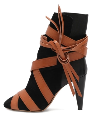 Isabel Marant Vintage straps tie-around boots - Black