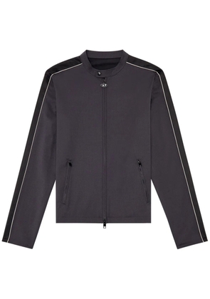 Diesel J-Delvin branded zip-puller jacket - Grey