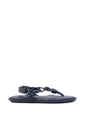 Flòwze FL Ò knotted rope-strap sandals - Blue