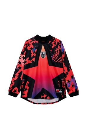 Nike star-print football T-shirt - Red