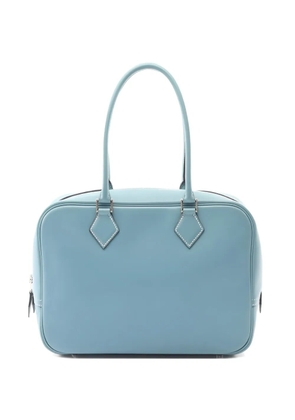Hermès Pre-Owned 28 Plume zip-fastening shoulder bag - Blue