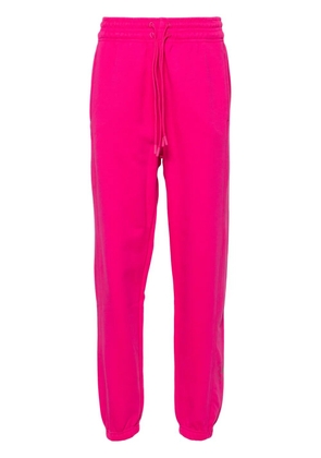 adidas by Stella McCartney tapered-leg cotton track pants - Pink