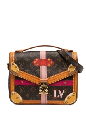 Louis Vuitton Pre-Owned 2018 Monogram Summer Trunks Pochette Metis satchel - Brown