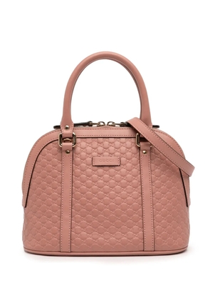 Gucci Pre-Owned 2016-2026 Mini Microguccissima Dome satchel - Pink