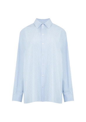 Saint Laurent striped long-sleeve shirt - Blue