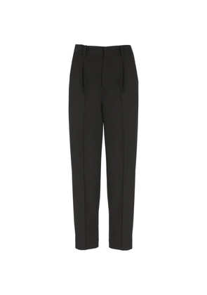 PT Torino pleated cropped trousers - Black