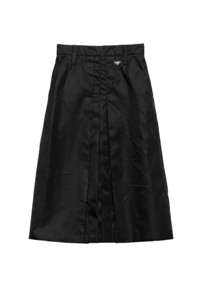 Prada Re-Nylon flared skirt - Black