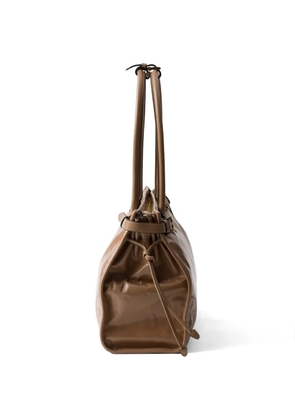 Prada large Bonnie tote bag - Brown