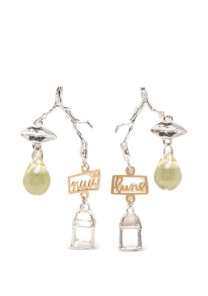 Wouters & Hendrix birdcage-pendant earrings - Silver