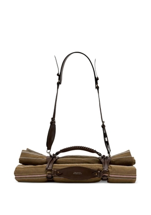 ISABEL MARANT Harness leather travel bag - Brown