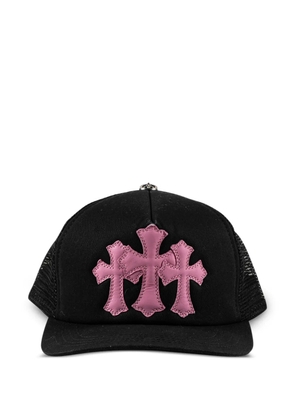 Chrome Hearts Cemetery Cross trucker hat - Black