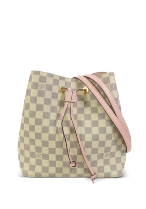 Louis Vuitton Pre-Owned NéoNoé Damier Azur bucket bag - White
