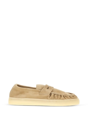 Copenhagen Studios ruched-detail penny loafers - Neutrals