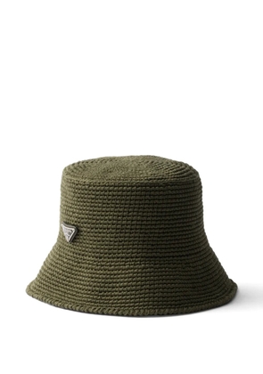 Prada crochet bucket hat - Green