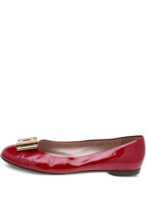 Ferragamo Pre-Owned pre-owned Sun ballet flats - Red