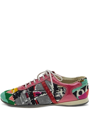 Prada Pre-Owned graphic-print sneakers - Red