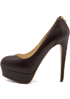 Brian Atwood pre-owned 160mm platform pumps - Brown