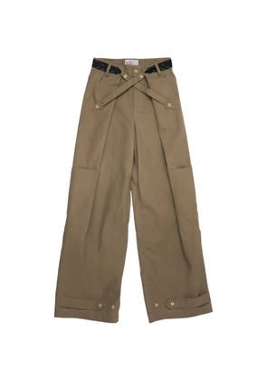 Oscar Ouyang Cross Arrow trousers - Neutrals