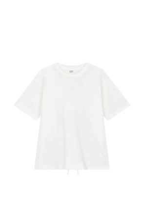 TOMBOY cut-out tie-fastening T-shirt - White