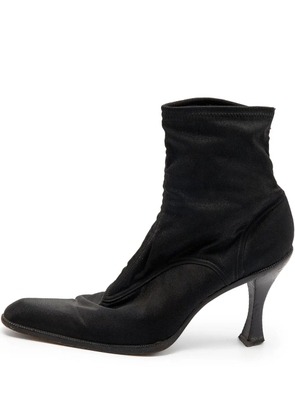 Sergio Rossi Vintage pre-owned 100mm leather boots - Black