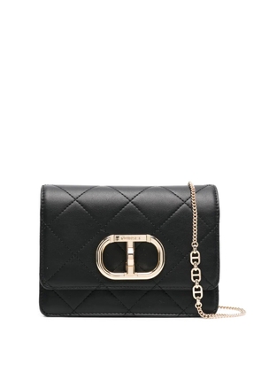 TWINSET Oval-T clutch bag - Black