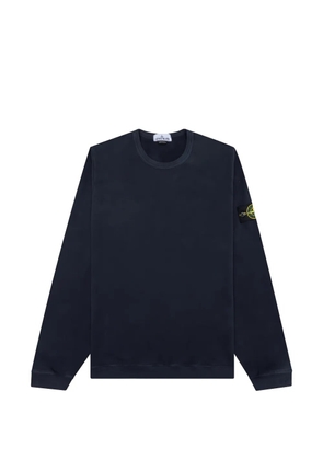 Stone Island logo-patch sweater - Blue