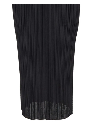 Pleats Please Issey Miyake pleated midi skirt - Black