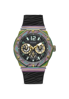 GUESS USA logo-detail 46mm watch - Black