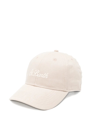 MC2 Saint Barth Baseball N logo-embroidered baseball cap - Neutrals