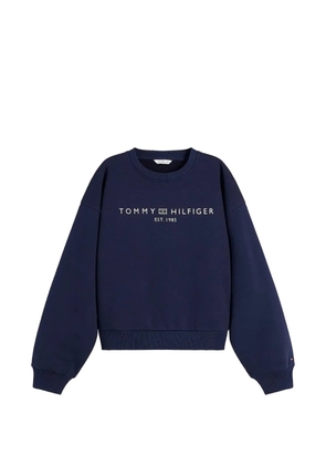 Tommy Hilfiger logo-print sweater - Blue