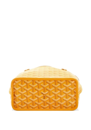 Goyard Pre-Owned Anjou Reversible Tote Coated Canvas Mini satchel - Yellow
