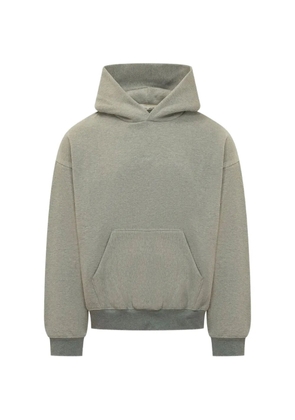 Fear Of God Essentials logo-embroidered cotton hoodie - Grey