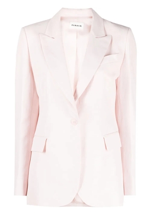 P.A.R.O.S.H. peak-lapels single-breasted blazer - Pink