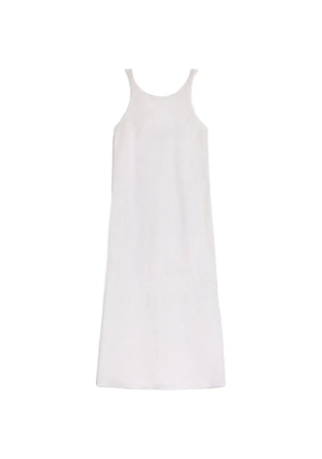 MOMONÌ Ximena torchon-strap back-vent maxi dress - White