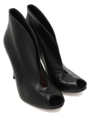 Gianvito Rossi Vamp leather peep-toe pumps - Black