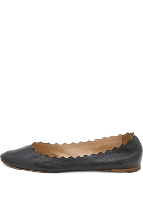 Chloé Pre-Owned Lauren ballet flats - Black