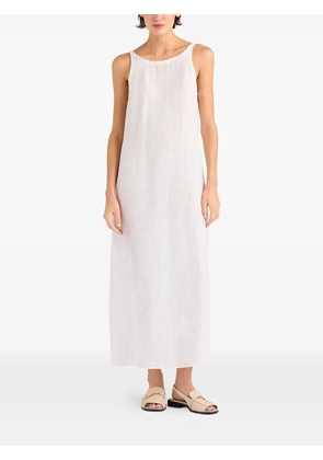MOMONÌ Ximena torchon-strap back-vent maxi dress - White