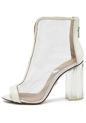 Le Silla pre-owned patent-leather clear-heel pumps - White