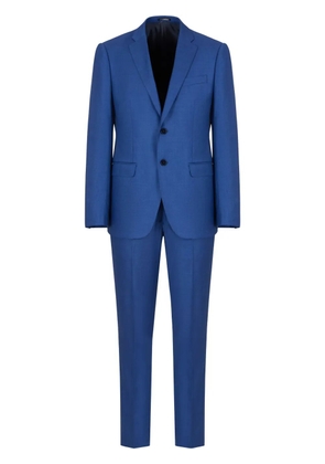 Emporio Armani virgin-wool suit - Blue